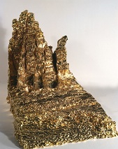 Mer, montagne, 2002. Bronze, 21x20x40 cm